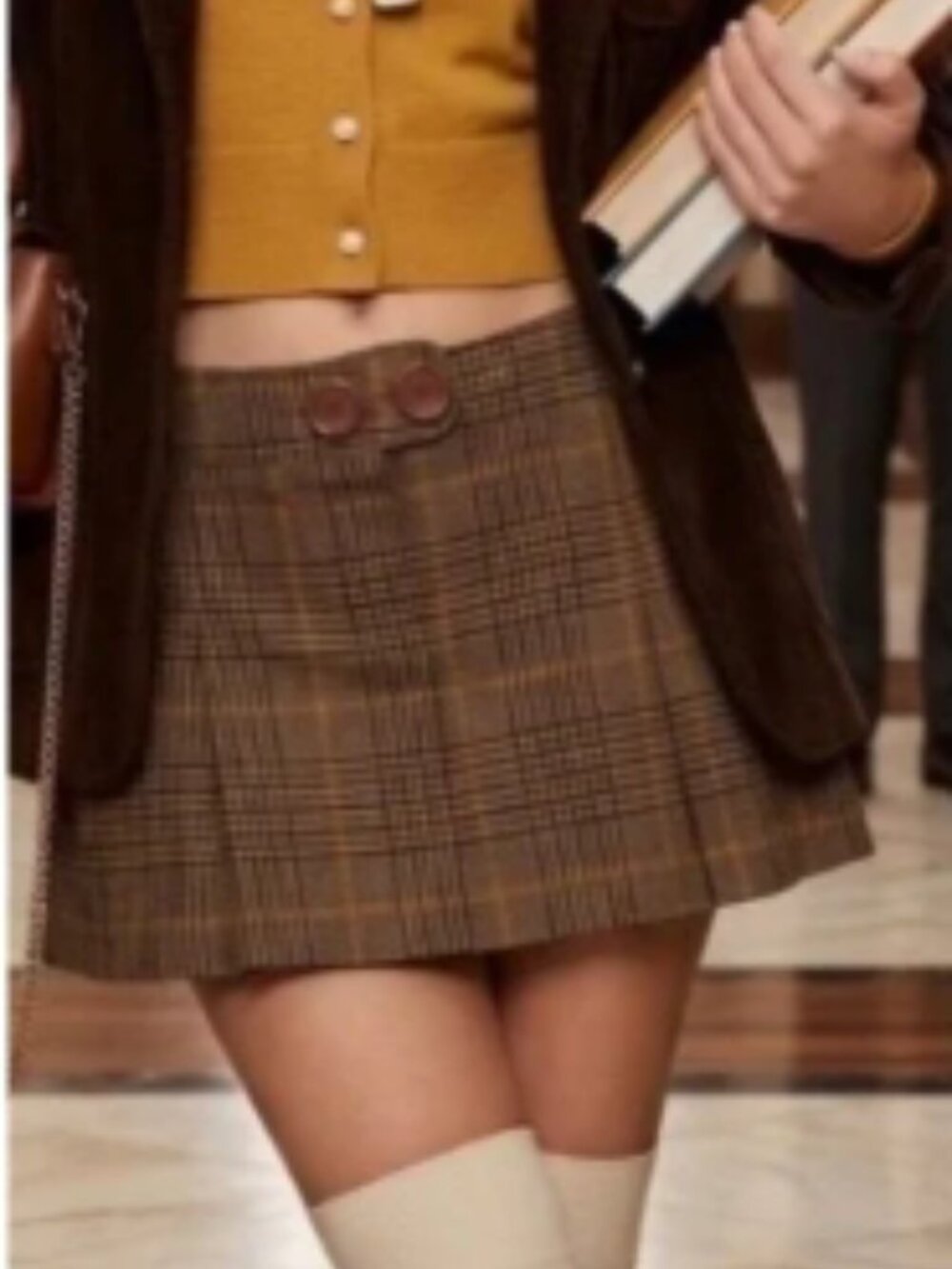 Xhilaration Plaid Micro Mini Skirt